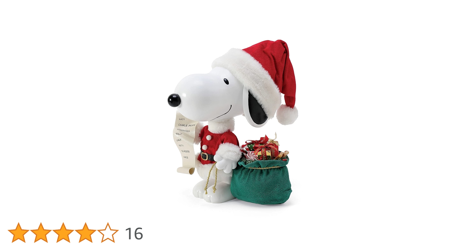 スヌーピー サンタクロース Amazon.co.jp: Department 56 Peanuts Possible Dreams サンタ